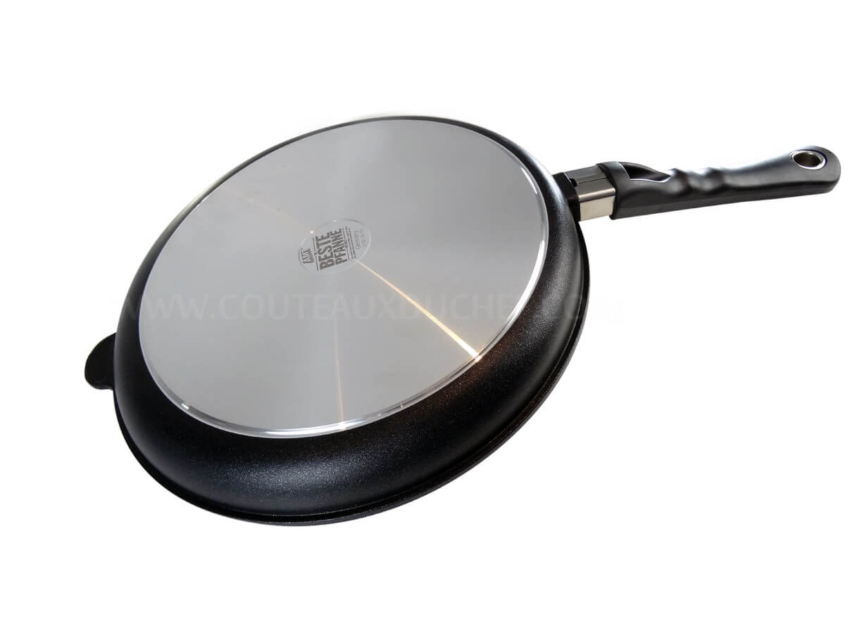 Poêle à frire ronde pro AMT 32cm anti-adhérente + induction