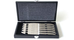 Coffret Laguiole Pradel 6 couteaux forgés 11cm élégants et micro-dentés