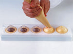 Moule pâtissier silicone blanc Silikomart 5 sphères 3D diamètre 58mm