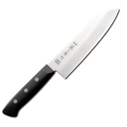 Couteau santoku japonais Tojiro DP Eco lame 17cm manche riveté
