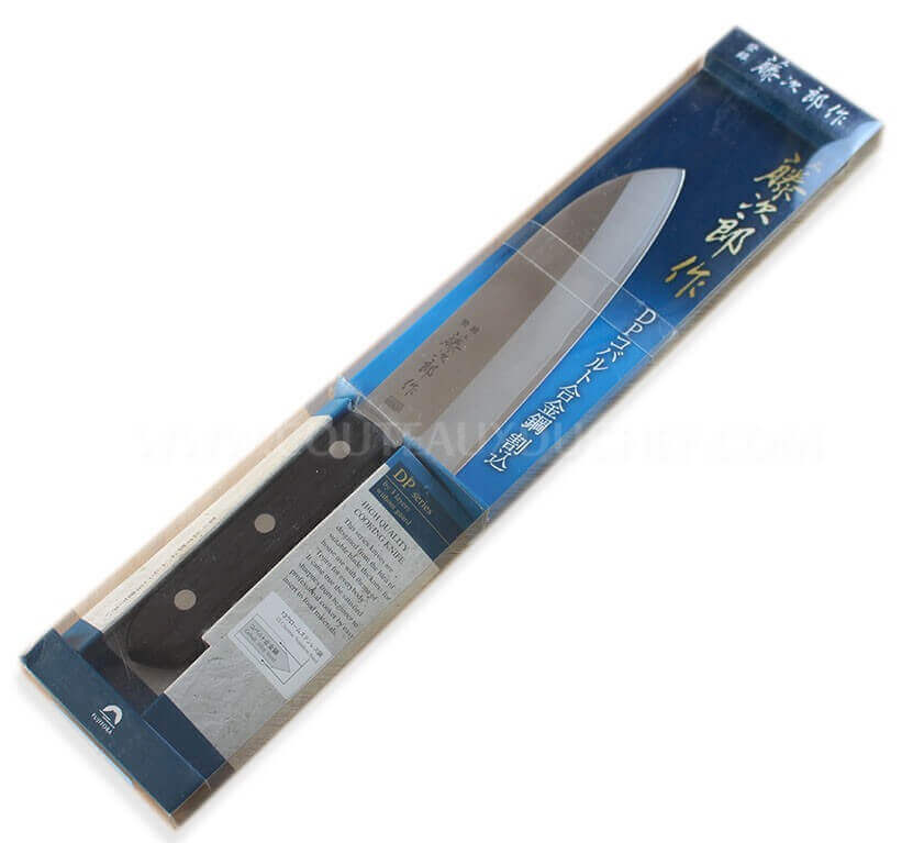 Couteau Santoku japonais Tojiro DP plein manche lame 17cm