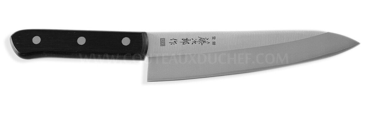 Couteau de chef japonais Tojiro DP plein manche lame 18cm