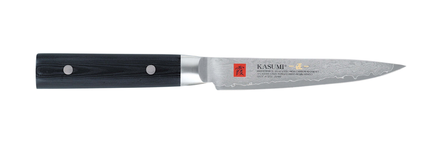 Couteau d'office japonais Kasumi Masterpiece damas haut de gamme 12cm