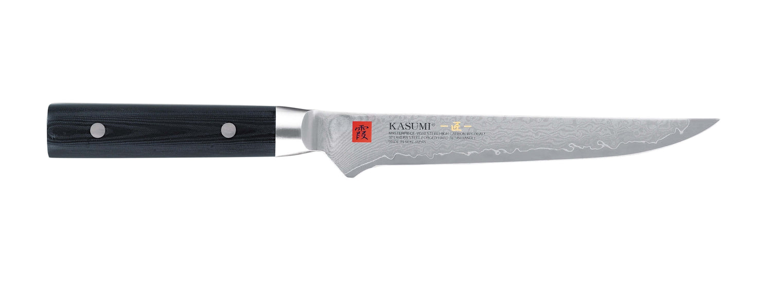 Couteau à désosser japonais Kasumi Masterpiece damas haut de gamme 16cm