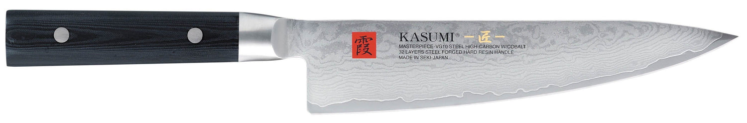 Couteau de chef japonais Kasumi Masterpiece damas haut de gamme 20cm