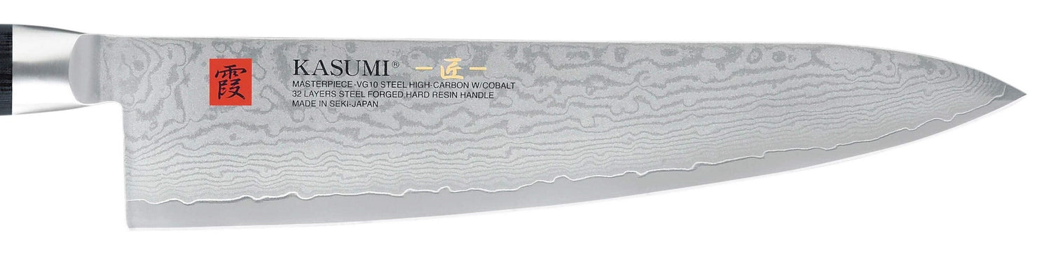Couteau de chef japonais Kasumi Masterpiece damas haut de gamme 24cm