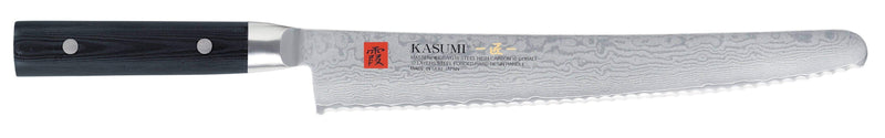 Couteau à pain japonais Kasumi Masterpiece damas haut de gamme 25cm