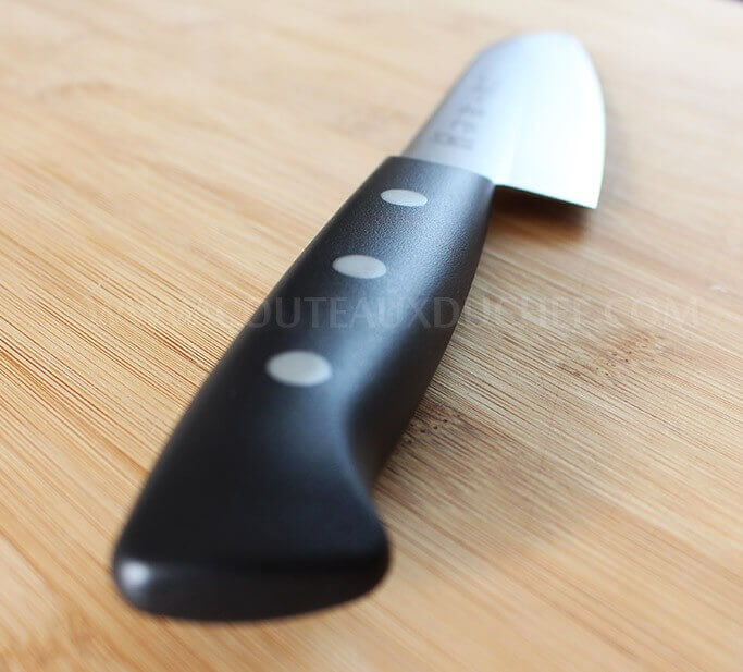 Couteau santoku japonais Tojiro DP Eco lame 14cm manche riveté
