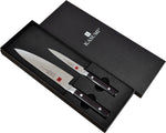 Coffret 2 couteaux japonais Kasumi Standard lames damas