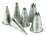 Boîte de 6 douilles cannelées inox Mallard Ferrière