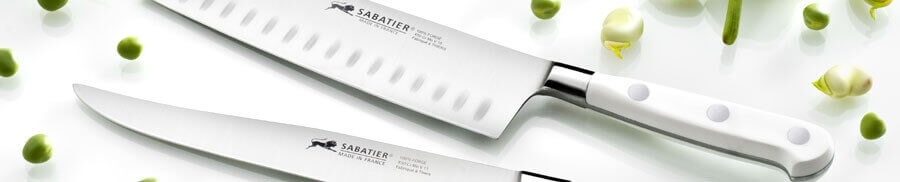 Couteau de chef Sabatier Toque blanche 100% forgé 20cm