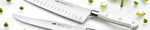 Coffret 2 couteaux Sabatier Toque blanche 100% forgé office + santoku