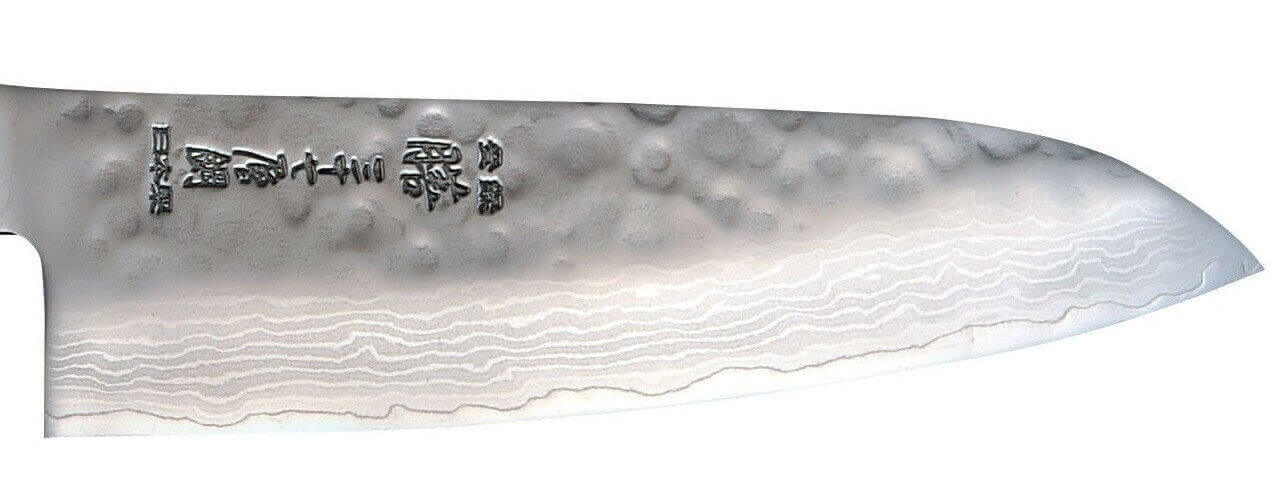 Couteau santoku japonais Yaxell ZEN lame 16.5cm damas 37 couches