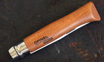 Couteau Opinel Tradition Carbone n°10 lame 10cm manche hêtre + virole tournante