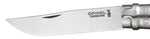 Couteau Opinel Tradition Carbone n°10 lame 10cm manche hêtre + virole tournante