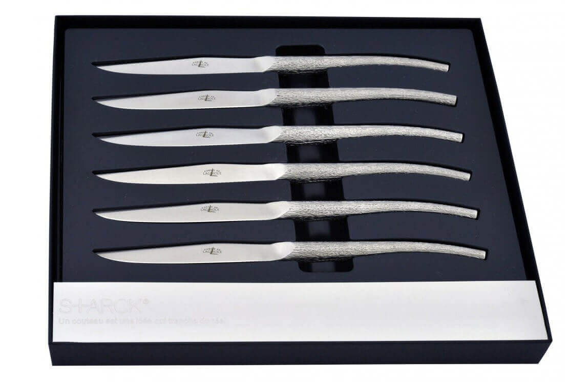 Coffret prestige 6 couteaux de table Forge de LAGUIOLE design P. STARCK