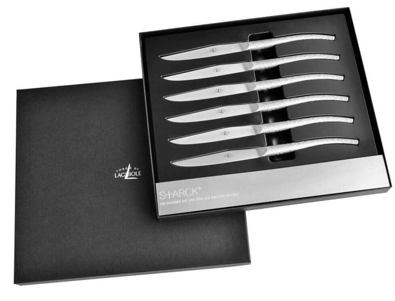 Coffret prestige 6 couteaux de table Forge de LAGUIOLE design P. STARCK