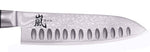 Couteau santoku japonais Yaxell RAN alvéolé 16.5cm damas 69 couches