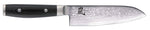 Couteau santoku japonais Yaxell RAN lame 16.5cm damas 69 couches