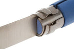 Couteau opinel Acidulé n°07 lame 8cm virole tournante manche azur + cordon