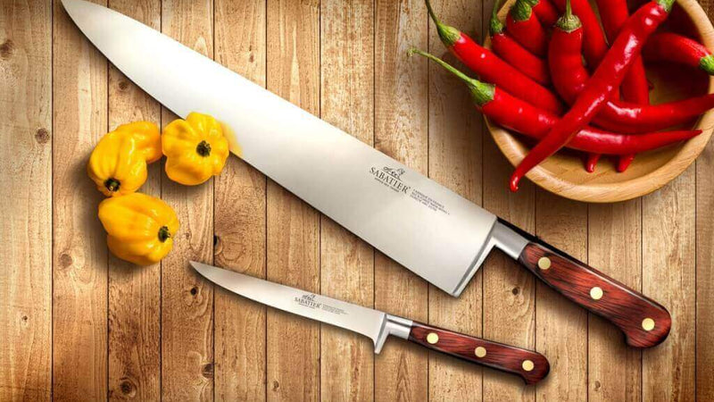 Présentation du couteau tranchelard Sabatier Saveur 20cm