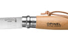 Couteau opinel Origines n°08 lame 8.5cm virole tournante naturel + cordon