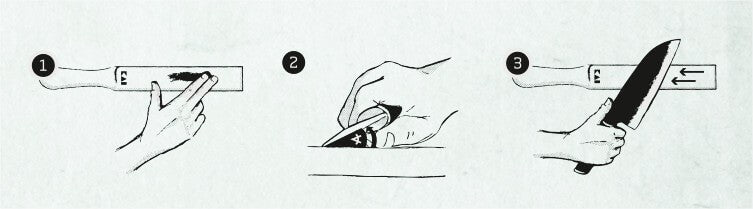 Set de cuir à rasoir KAI + crème de polissage pour aiguisage de finition