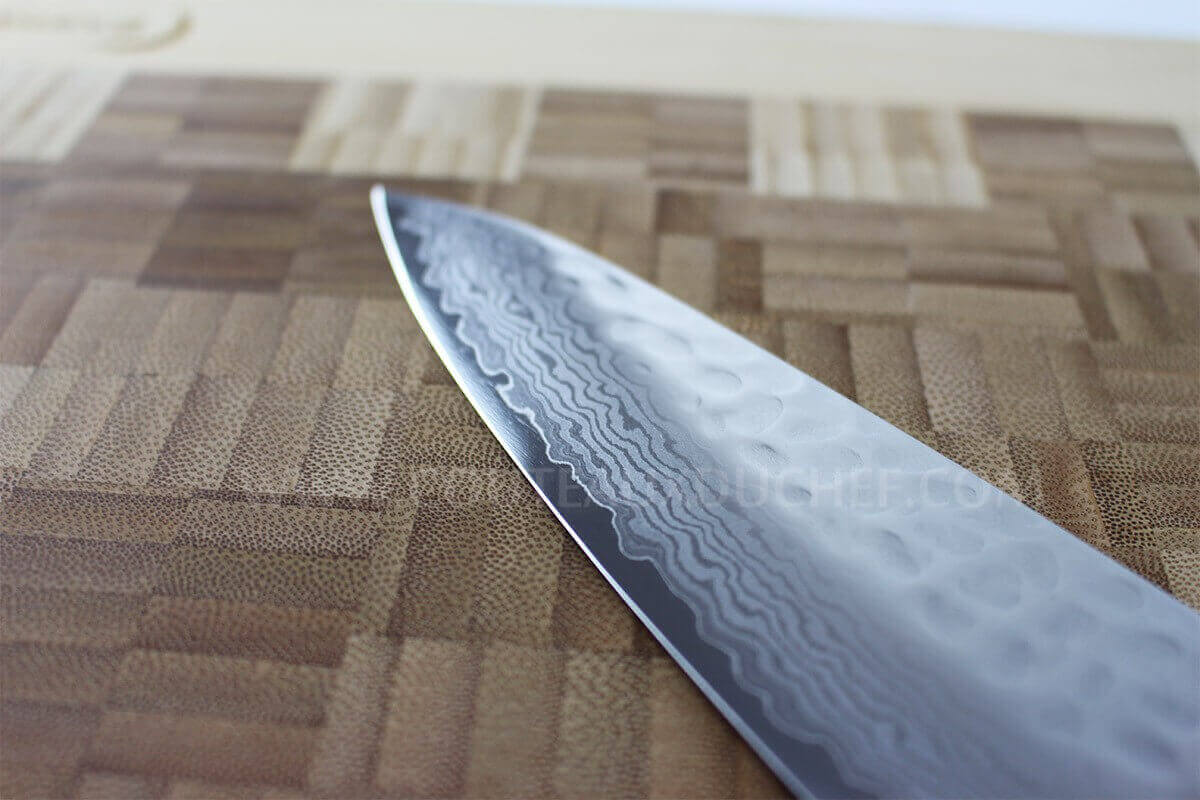 Couteau de chef japonais Yaxell ZEN lame 20cm damas 37 couches