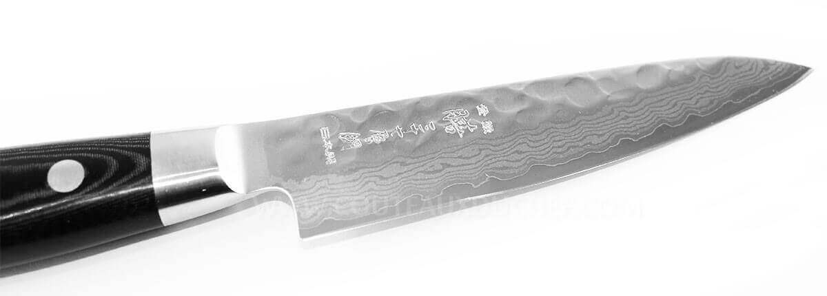 Couteau d'office japonais Yaxell ZEN lame 12cm damas 37 couches