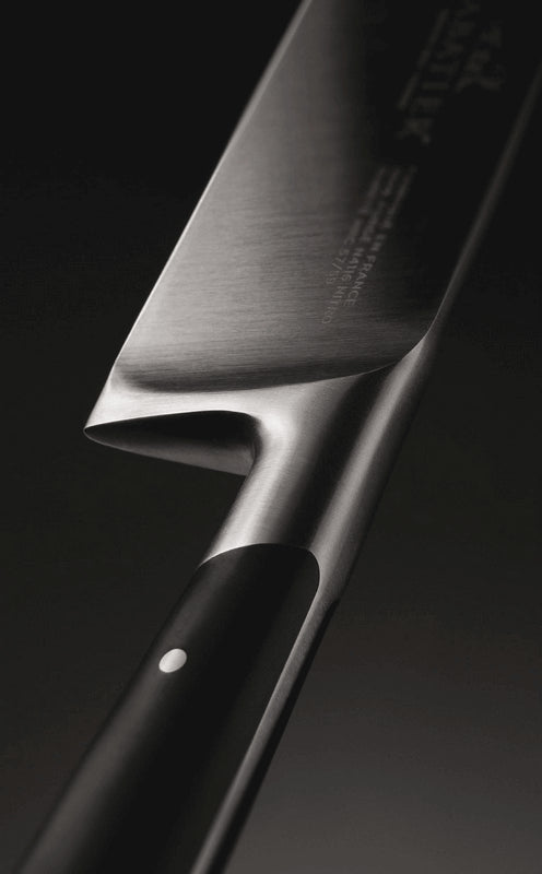 Coffret 3 couteaux forgés Sabatier Edonist acier inox manche noir