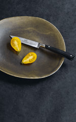 Coffret 3 couteaux forgés Sabatier Edonist acier inox manche noir