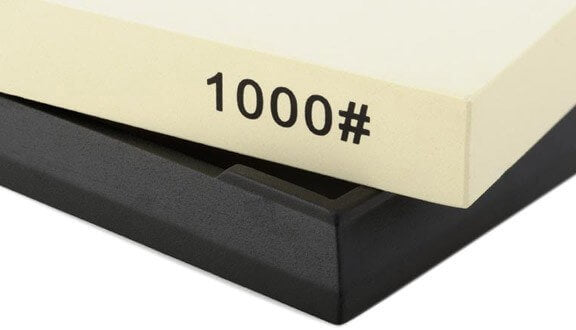 Pierre à aiguiser TAIDEA grain 1000 + socle