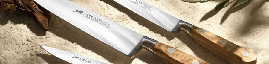 Couteau de chef SABATIER Provençao 100% forgé 20cm manche olivier