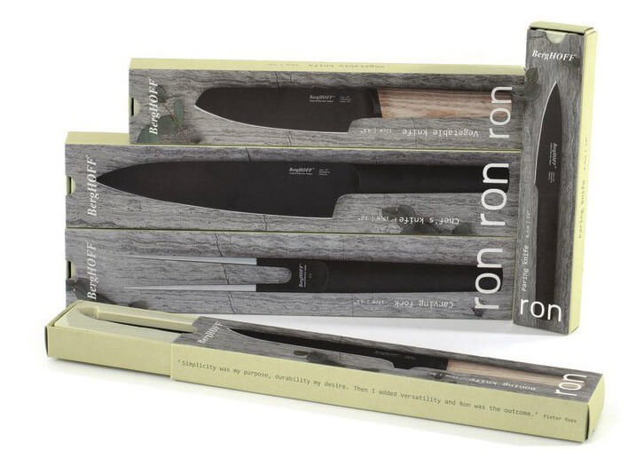 Couteau à découper Berghoff Ron Titan 19cm revêtement titane manche acier