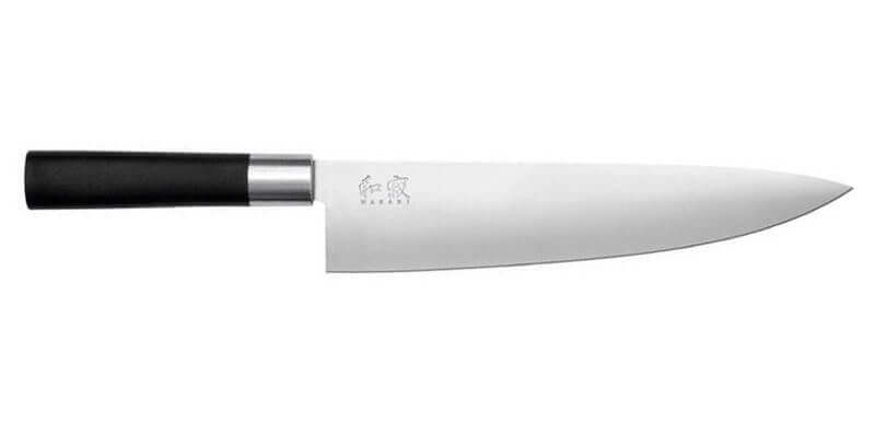 Couteau de chef japonais KAI Wasabi Black lame 23.5cm