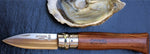 Couteau opinel à huitres n°09 lame 6.5cm virole tournante manche en padouk