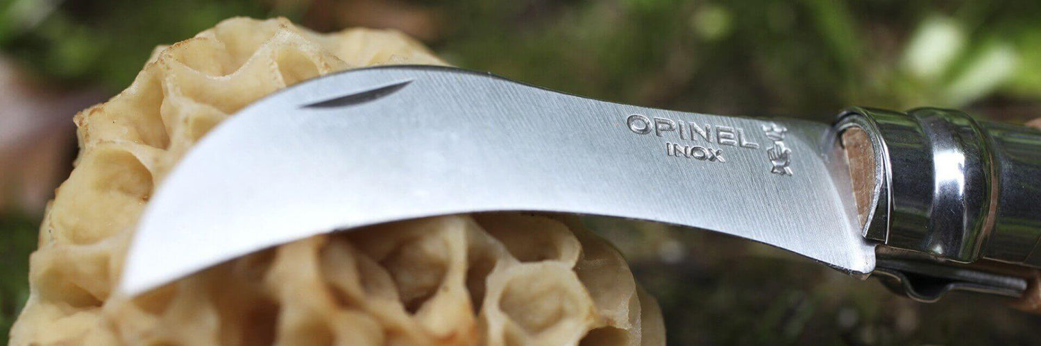 Couteau à champignon Opinel N°08 + brosse intégrée