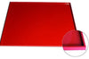 Tapis lisse de cuisson en silicone rouge 55x35cm bord épais