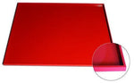 Tapis lisse de cuisson en silicone rouge 55x35cm bord épais