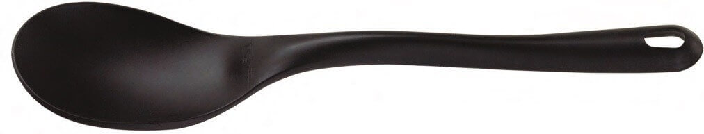 Cuillère de service professionnelle en polyamide noir 35cm