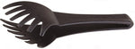 Pince à spaghetti professionnelle en polyamide noir 24cm