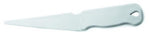 Couteau de décor en polymère blanc 27cm ultra-précis
