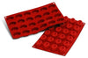 Moule en silicone professionnel Silikomart Silicon Flex 300x175mm 24 savarins ovales