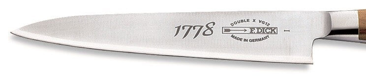 Couteau d'office DICK 1778 lame acier 3 couches 12cm manche bois de prunier
