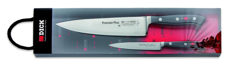Coffret 2 couteaux professionnels Dick Premier Plus forgés chef+office