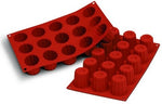 Moule en silicone professionnel Silikomart Silicon Flex 300x175mm 15 mini cannelés