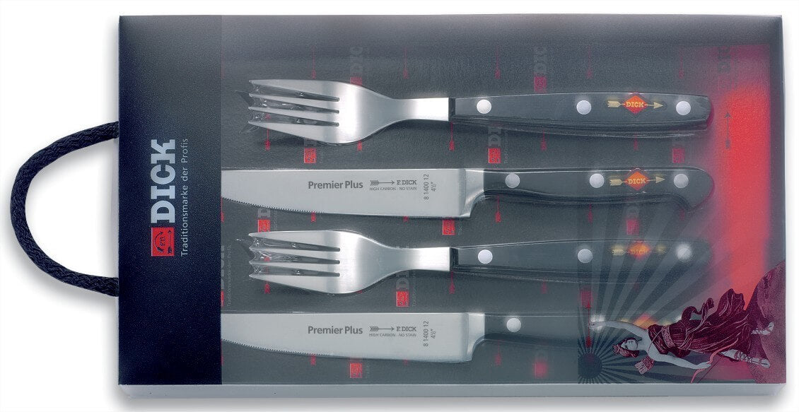 Coffret 4 couverts Dick Premier Plus lames forgés 12cm
