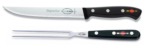 Coffret de découpe professionnels Dick Superior couteau + fourchette