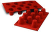 Moule en silicone professionnel Silikomart Silicon Flex 300x175mm 11 babas 4.5cm