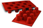 Moule en silicone professionnel Silikomart Silicon Flex 300x175mm 11 babas 4.5cm